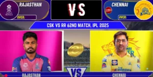 CSK vs RR IPL 2025
