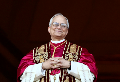 Cardinal Robert Francis Prevost is elected as Pope Leo XIV