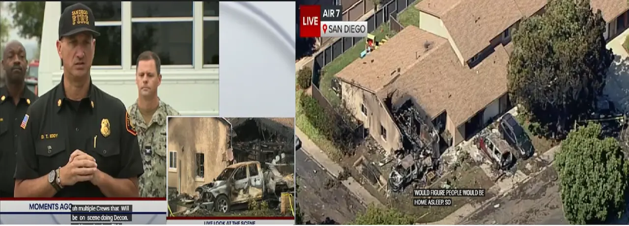 Private Jet Crashed in San Diego