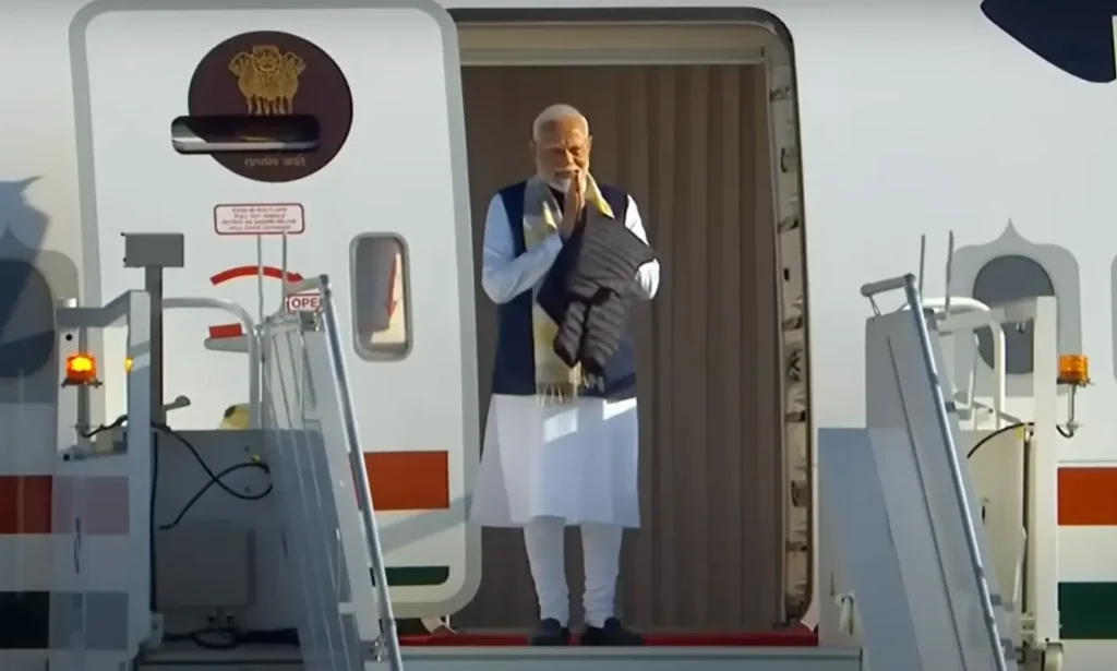PM Modi Lands in Calgary