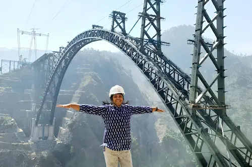 The Chenab Railway Bridge