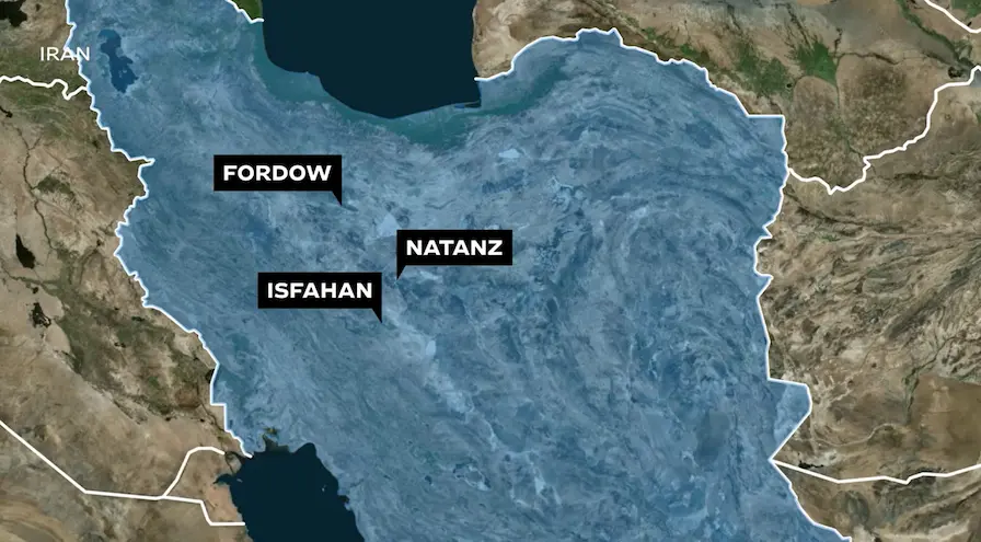 US Bombs 3 Nuclear Sites