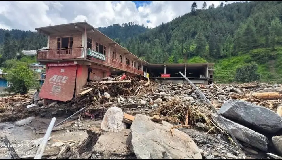 Landslide Havoc in Indian Hills