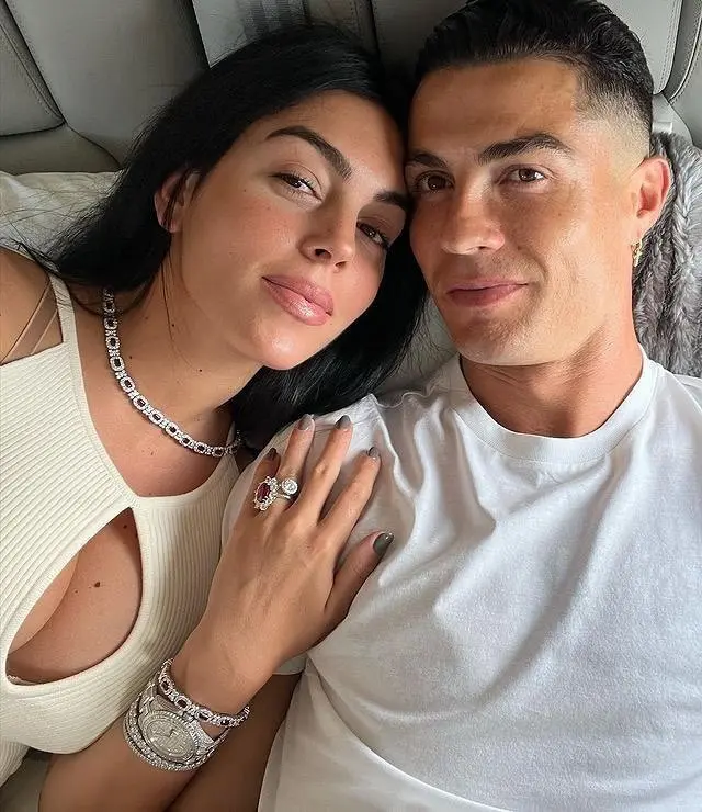 Cristiano Ronaldo and Georgina Rodríguez