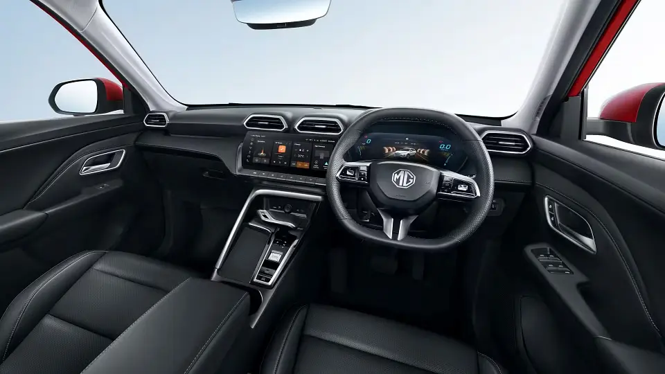 MG ZS HEV Hybrid SUV interior