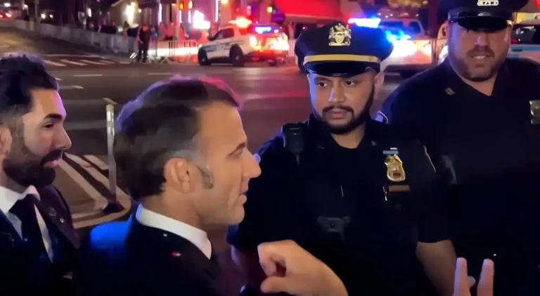 Macron Had to Walk