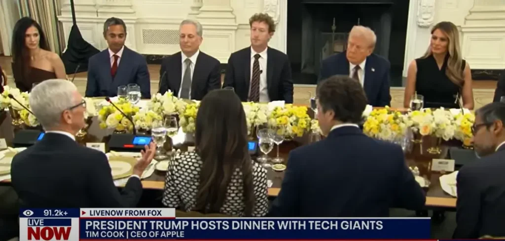 What Happened When Trump Dined with Tech titans
