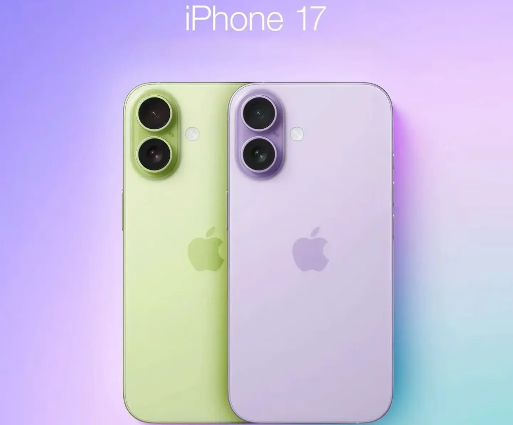 iPhone 17 colourful